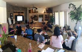 Valerie Sargent teaching EQ at a corporate retreat in Palm Springs