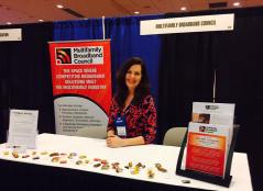 Valerie Sargent represents Multifamily Broadband Council at industry summit